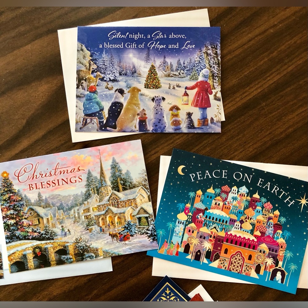 Christmas card assortment 36 holiday cards